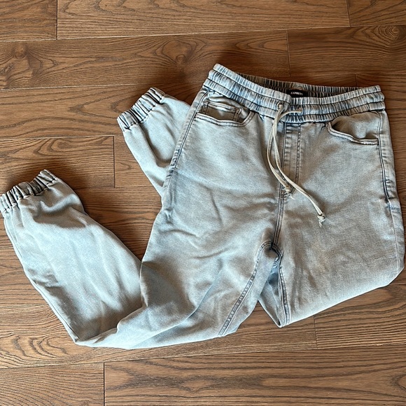 Express denim joggers - Picture 2 of 3